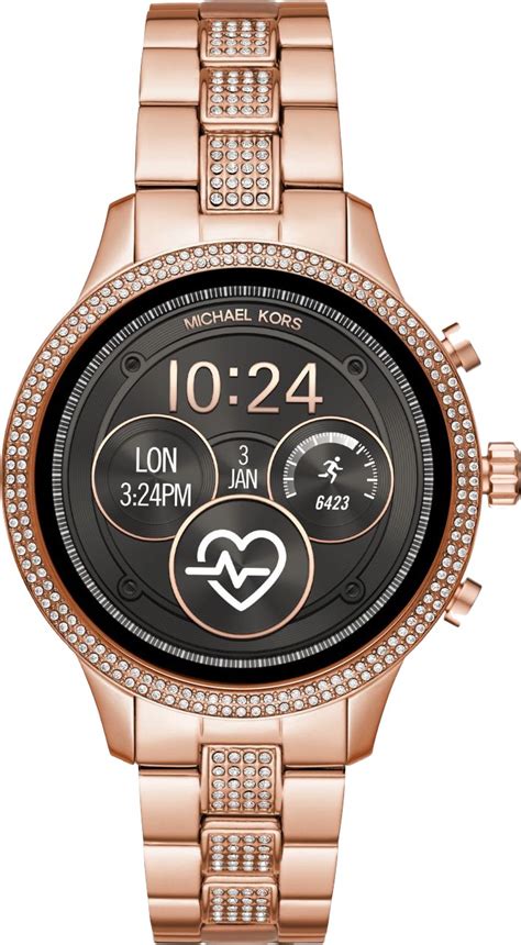 michael kors damen smartwatch mit edelstahl armband mkt5052|Michael Kors Gen 6 Bradshaw Test .